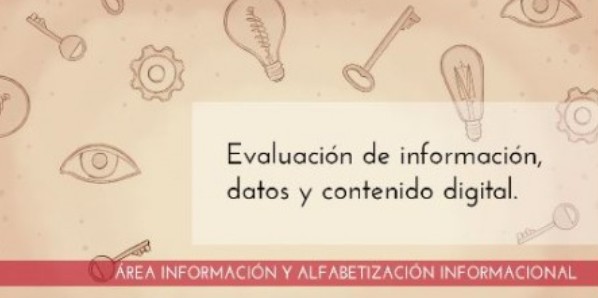 Training of teachers in digital competences: Information literacy. Evaluation of information data and digital content: basic, intermediate,                     advanced level